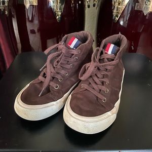 Brown Suede High Tops 13